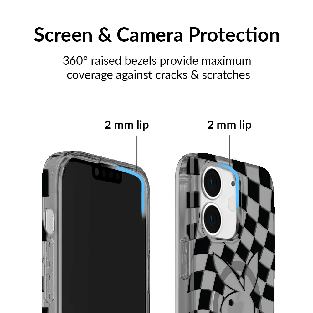 Playboy Checkmate Clear iPhone Case - Image 57