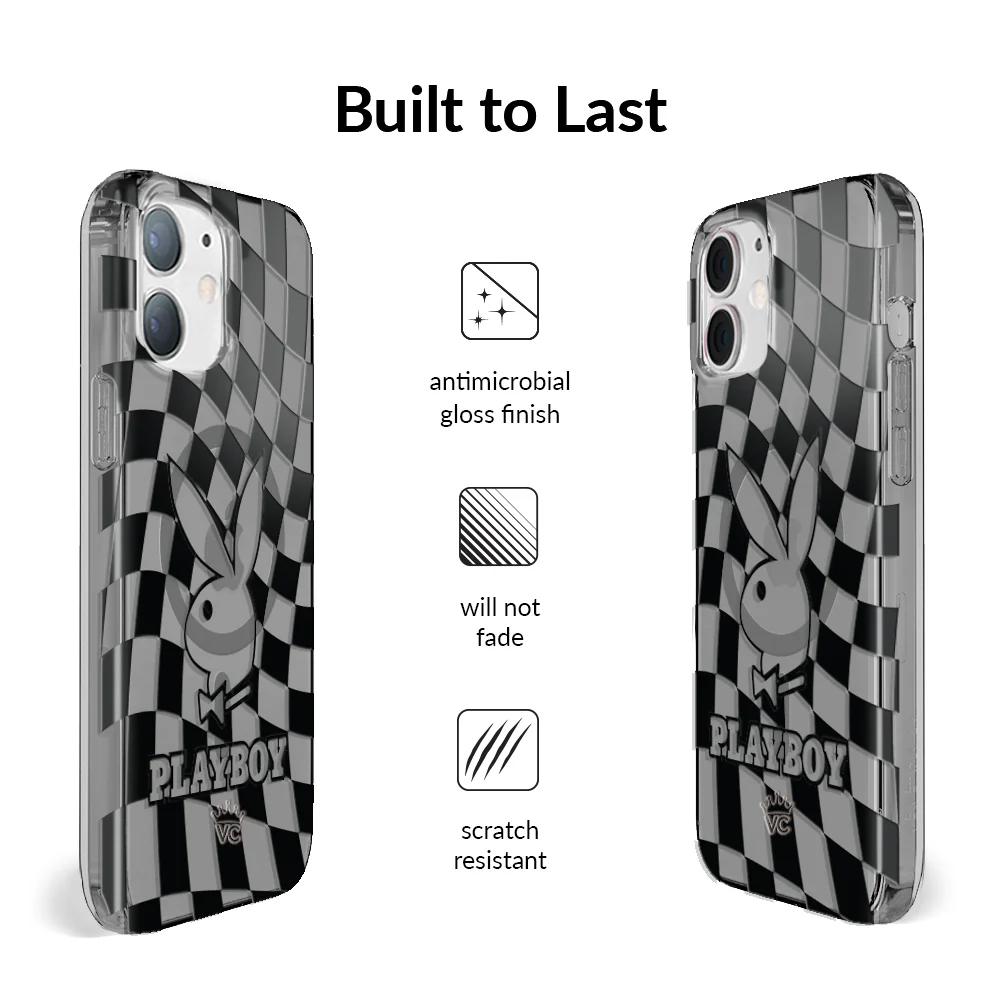 Playboy Checkmate Clear iPhone Case - Image 59