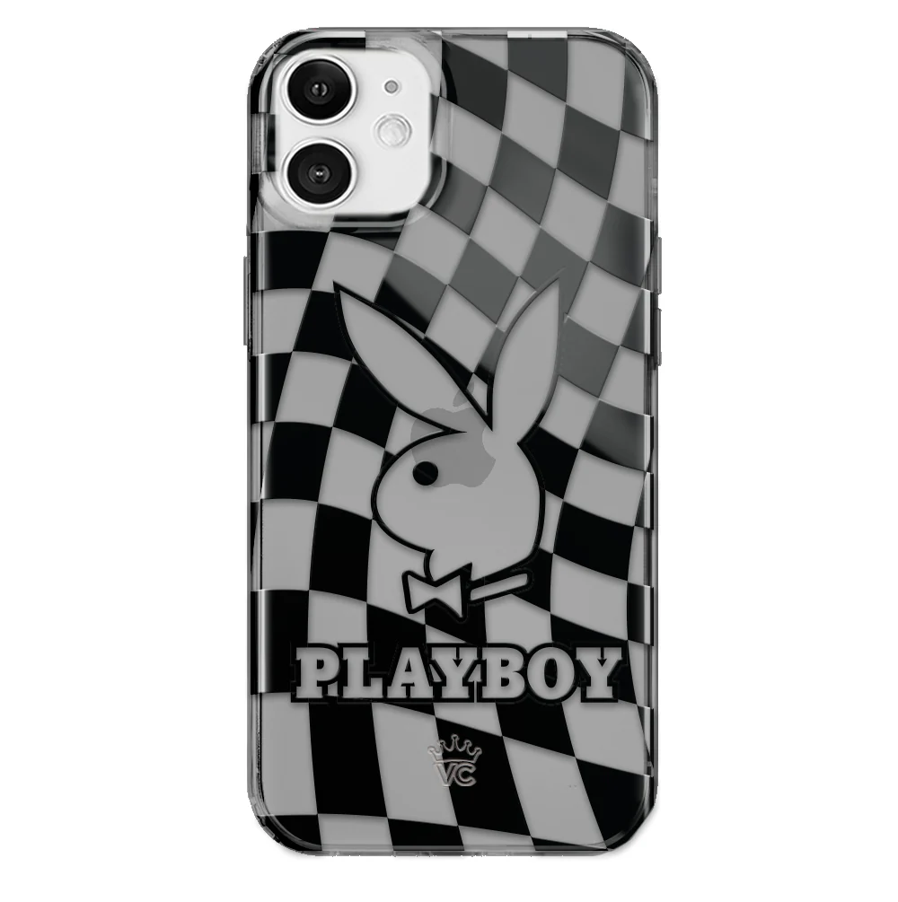 Playboy Checkmate Clear iPhone Case - Image 73
