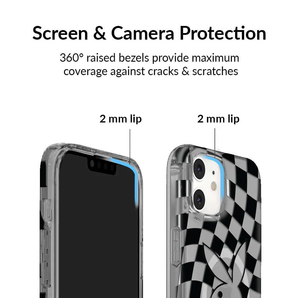 Playboy Checkmate Clear iPhone Case - Image 75