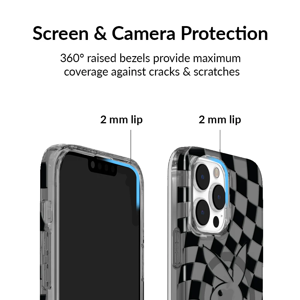 Playboy Checkmate Clear iPhone Case - Image 9