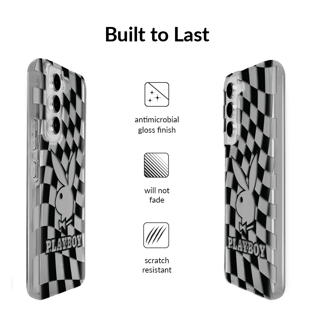 Playboy Checkmate Clear Samsung Case - Image 29