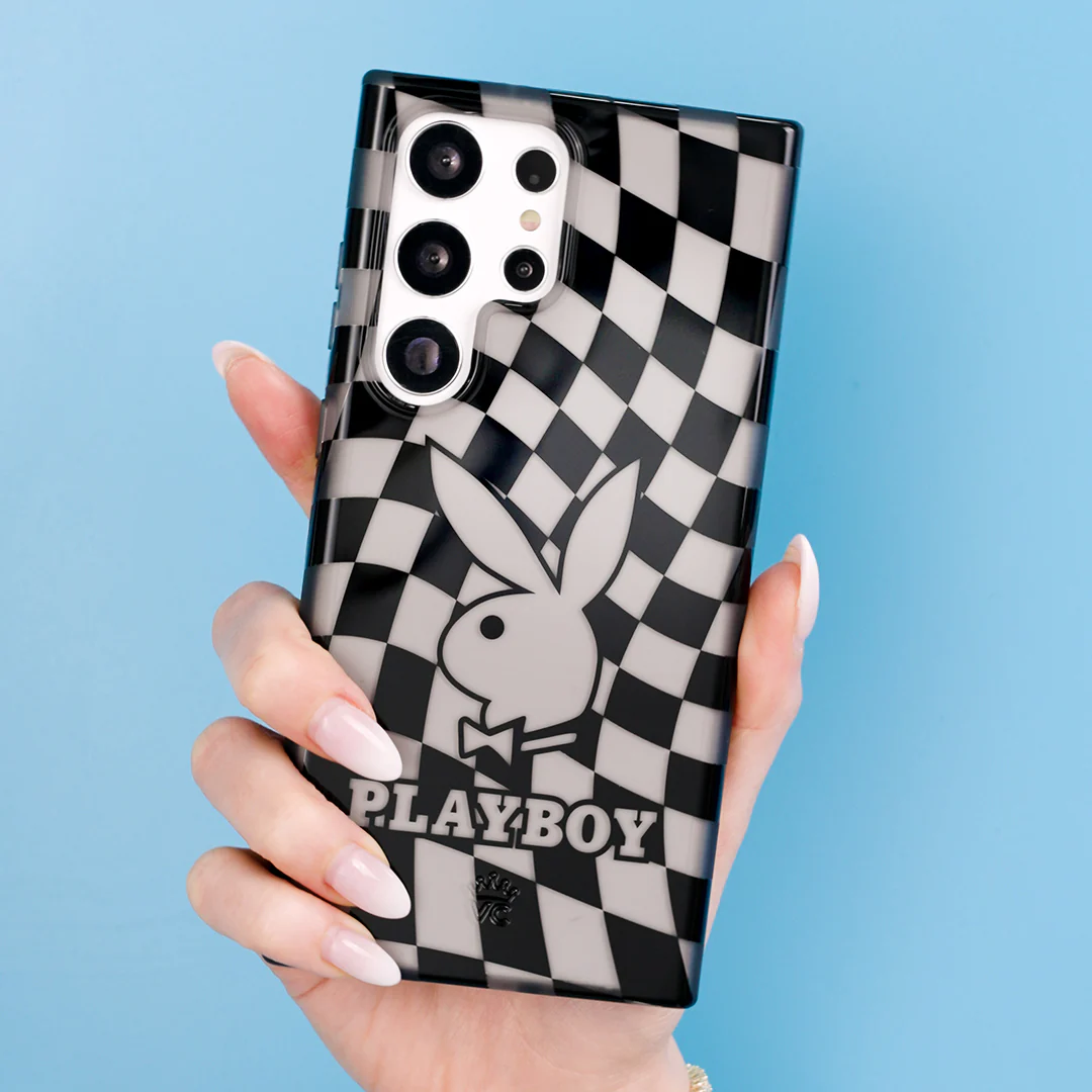 Playboy Checkmate Clear Samsung Case - Image 32
