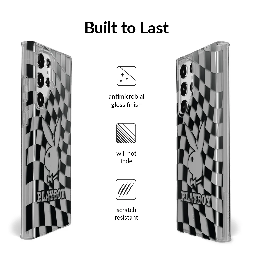 Playboy Checkmate Clear Samsung Case - Image 35