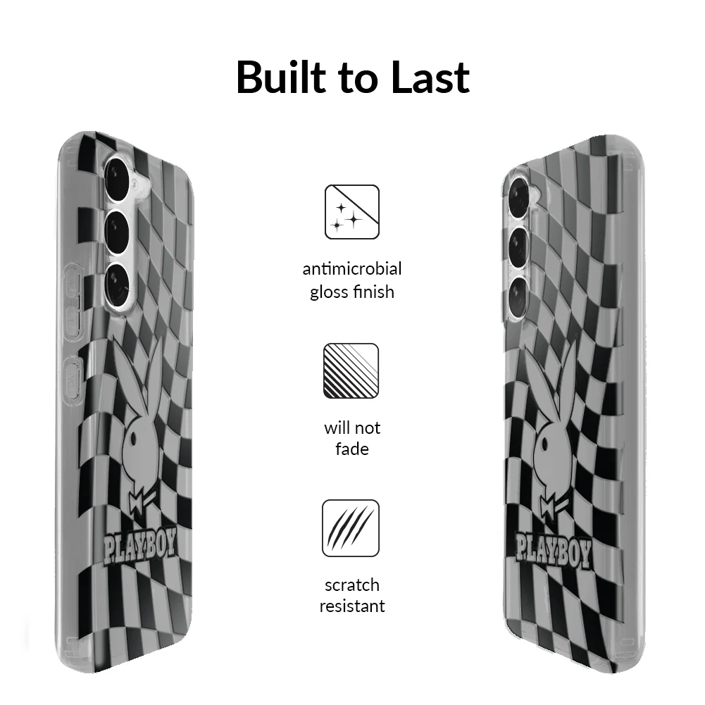 Playboy Checkmate Clear Samsung Case - Image 5