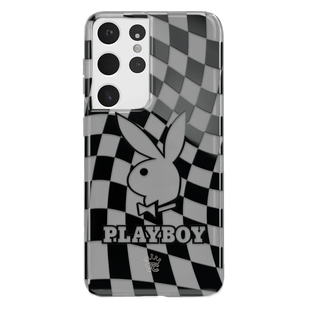 Playboy Checkmate Clear Samsung Case - Image 50