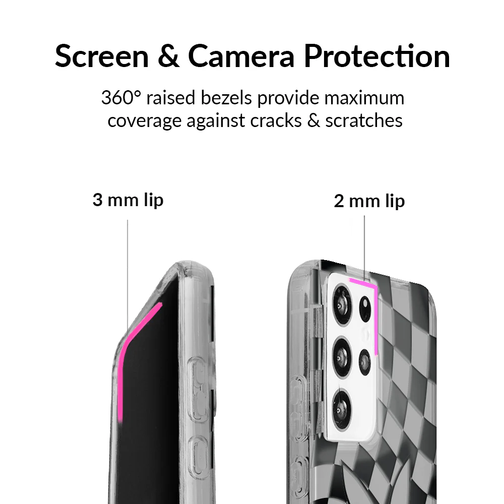 Playboy Checkmate Clear Samsung Case - Image 52
