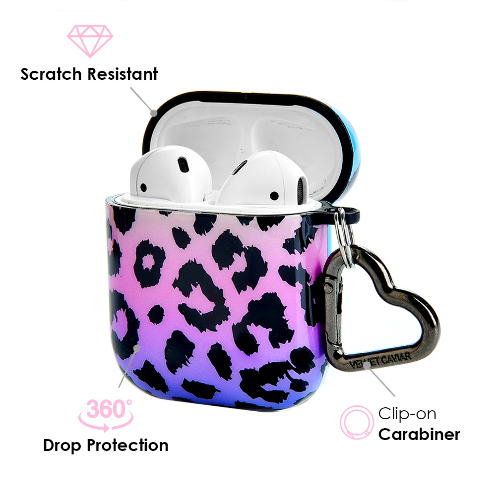 Rainbow Leopard AirPods Case - Image 3