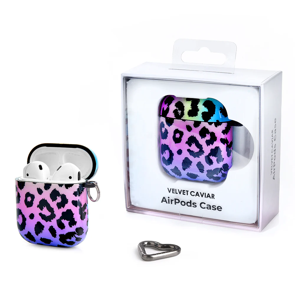 Rainbow Leopard AirPods Case - Image 5