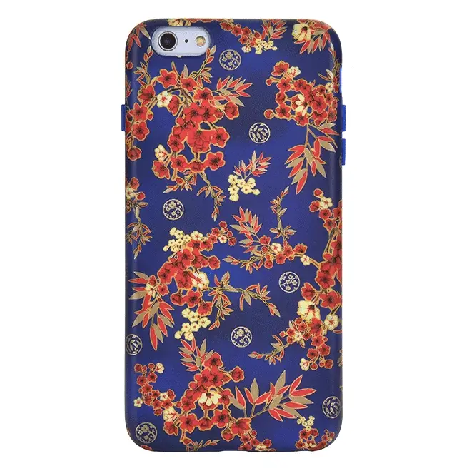Cherry Blossom Floral Chrome iPhone Case - Image 41