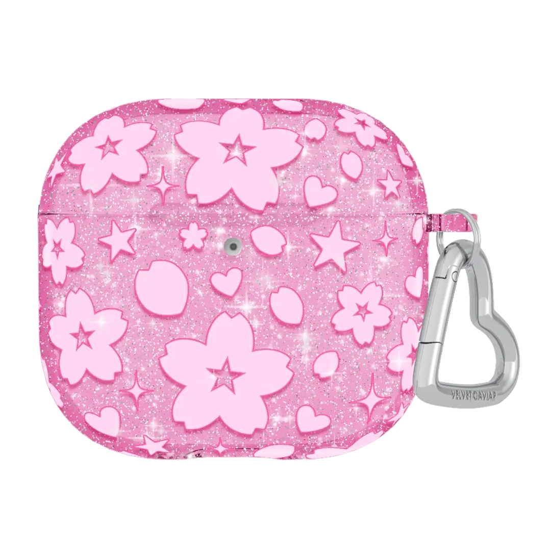 Cherry Blossom Glitter AirPod Case - Image 16