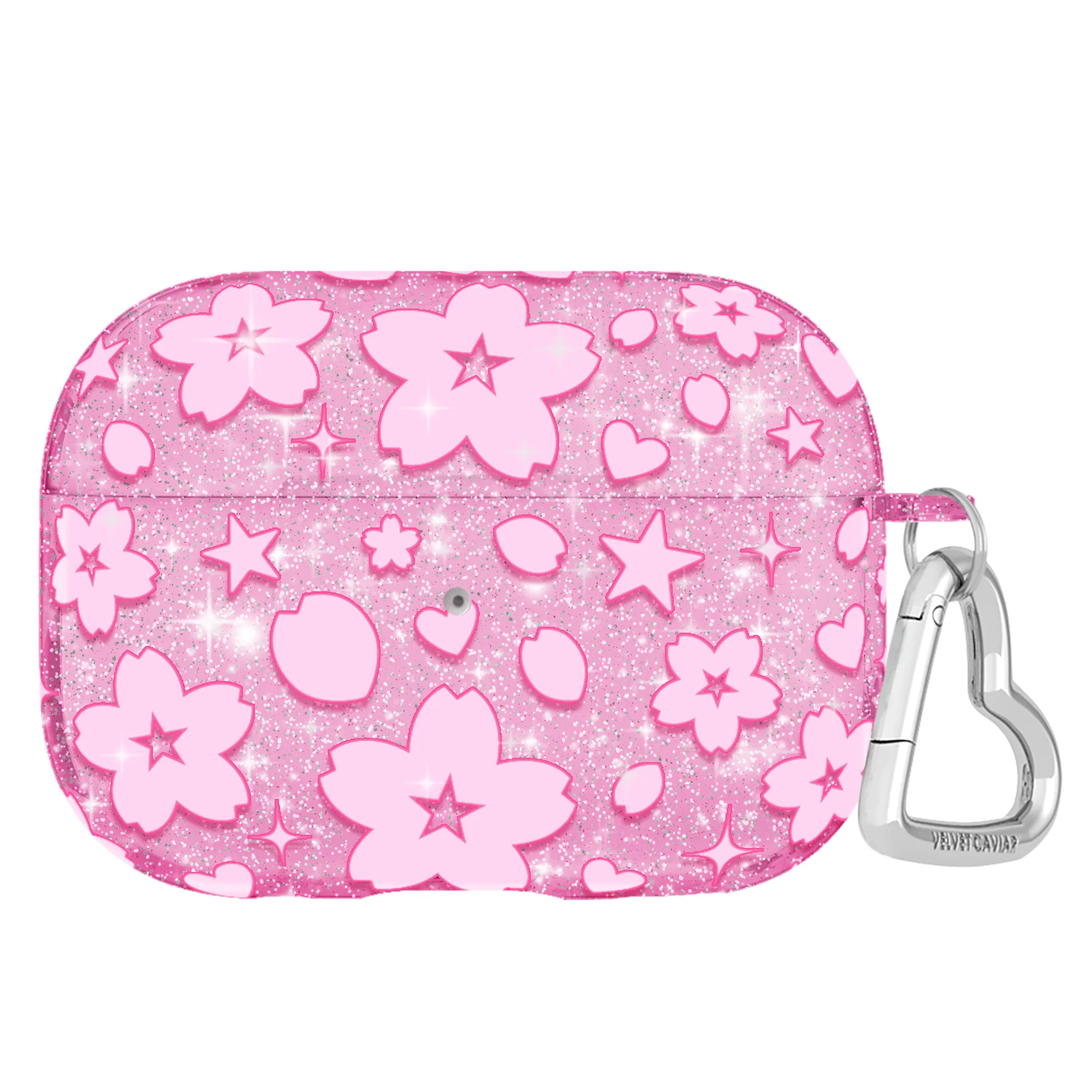 Cherry Blossom Glitter AirPod Case - Image 21