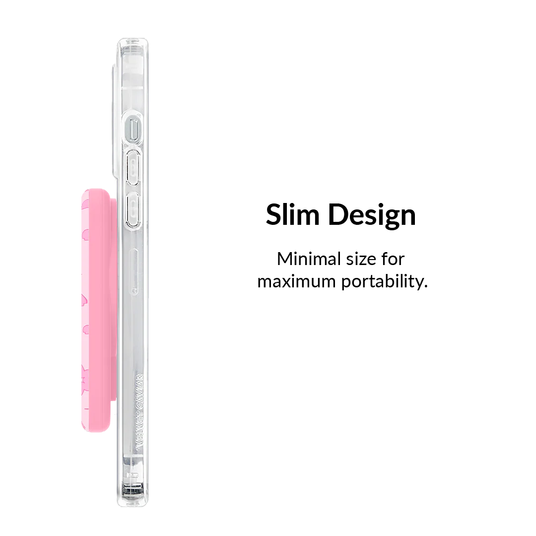Pink Cherry Blossom MagSafe Battery Power Pack - Image 5