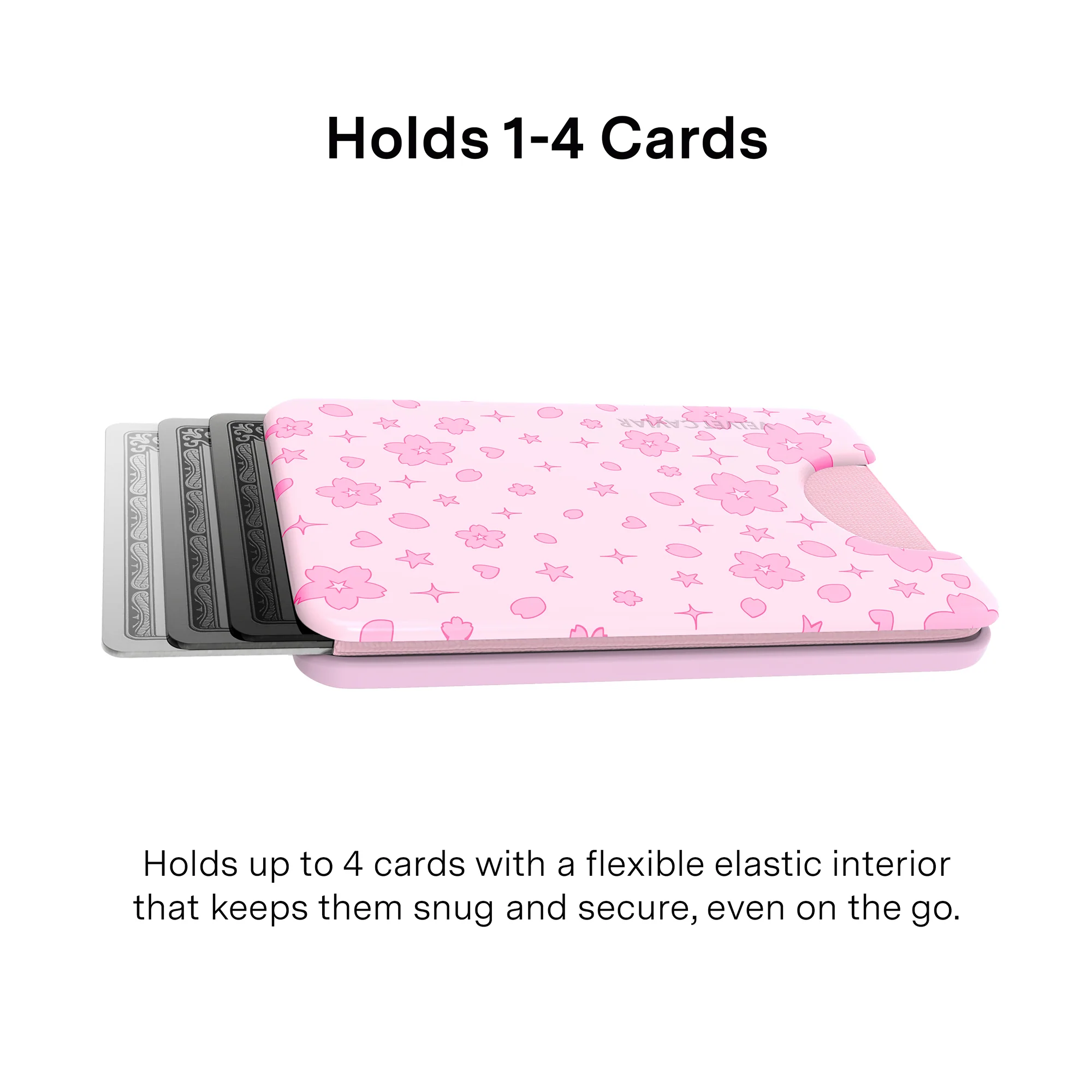Pink Cherry Blossom MagSafe Wallet - Image 3