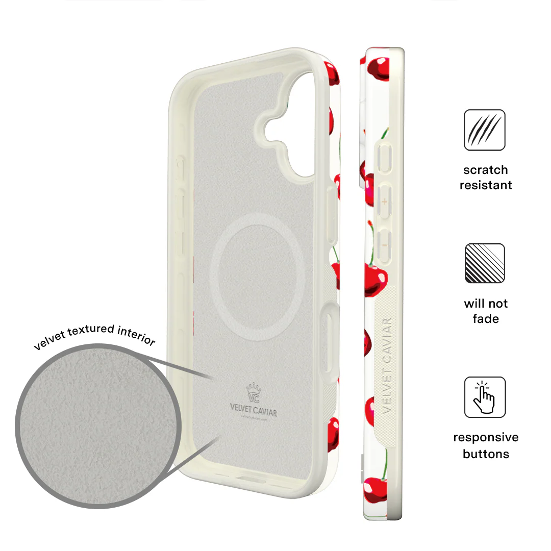 Mon Cheri Cherry iPhone Case - Image 125