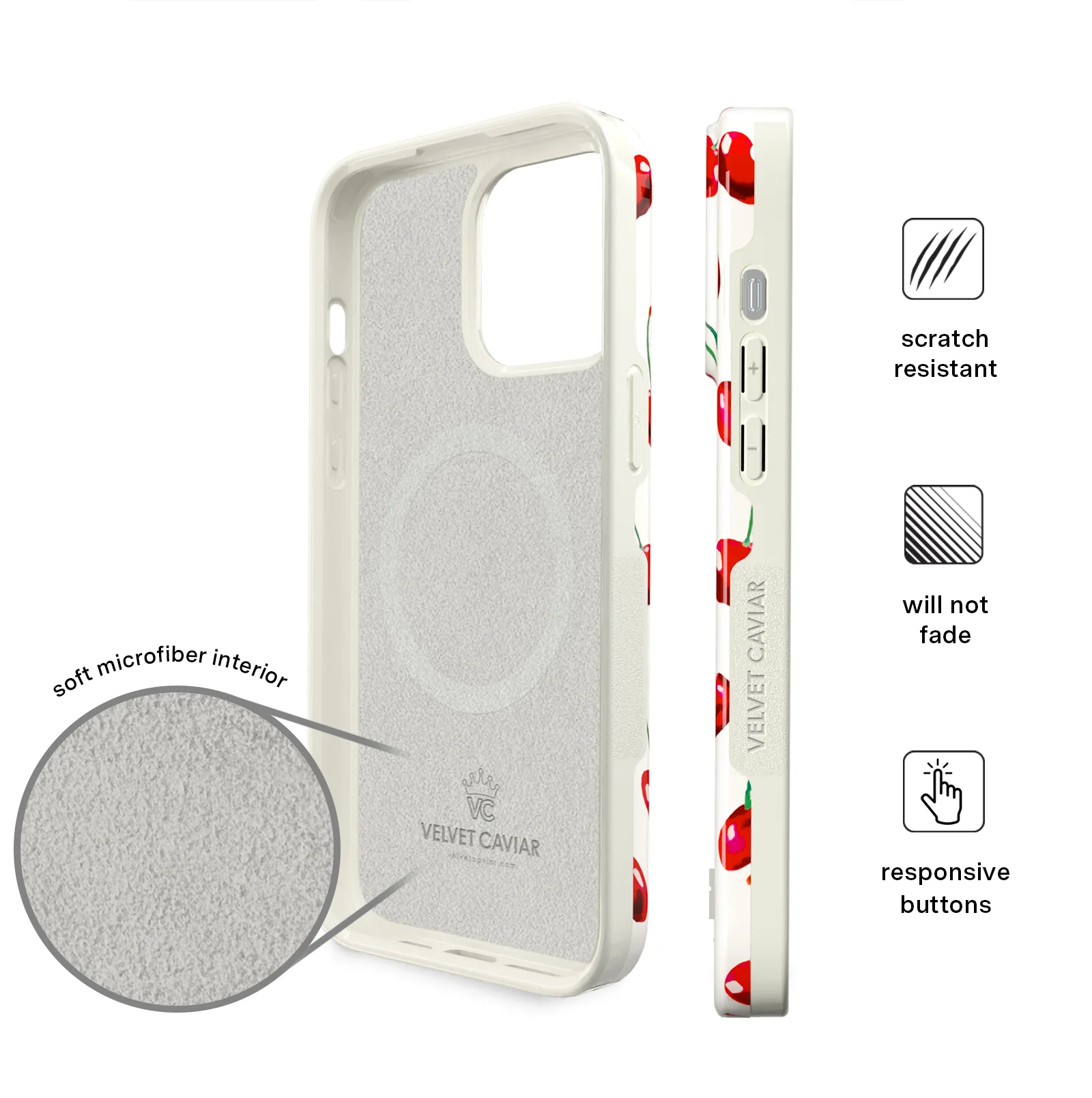 Mon Cheri Cherry iPhone Case - Image 70