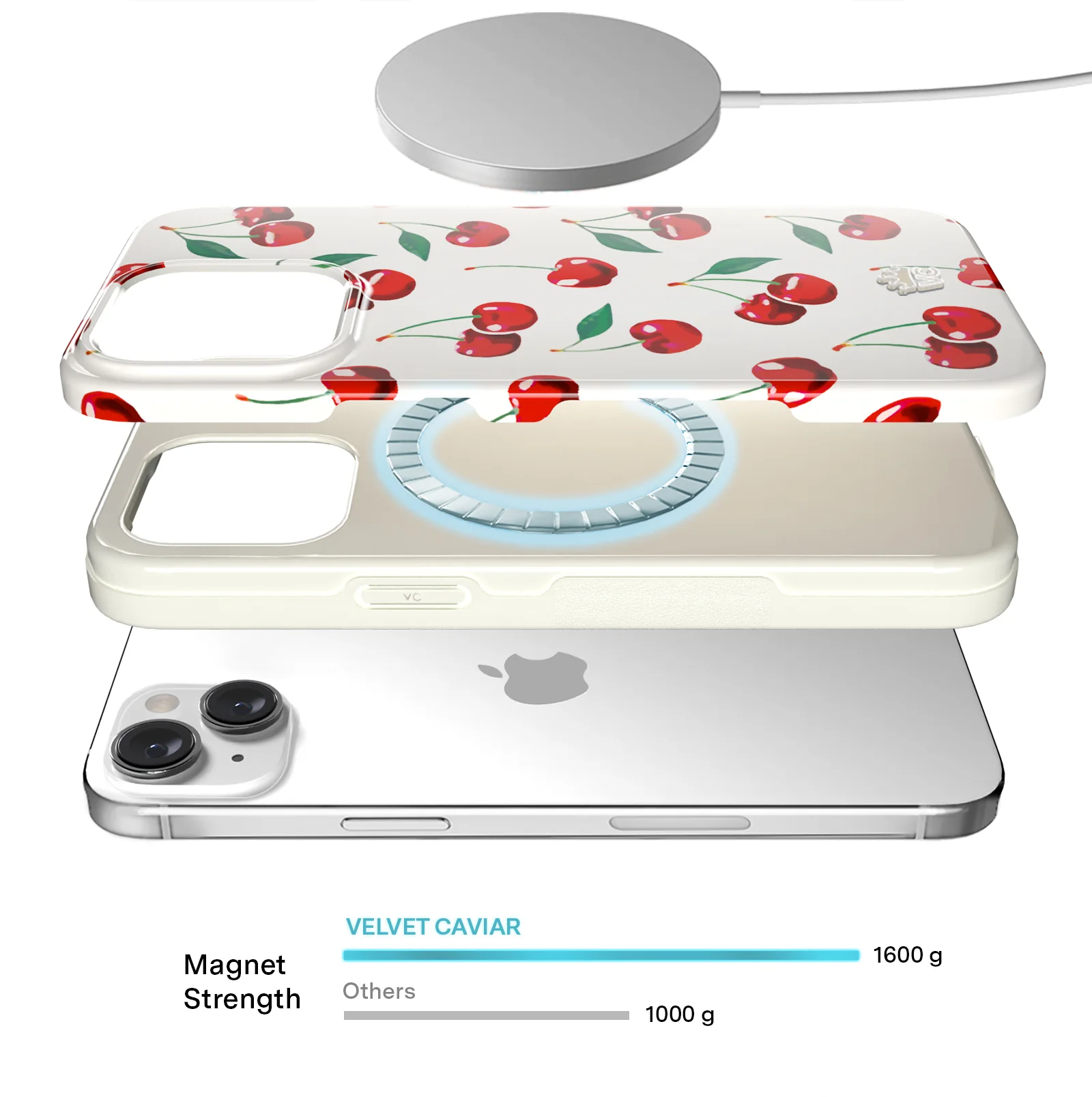 Mon Cheri Cherry iPhone Case - Image 73