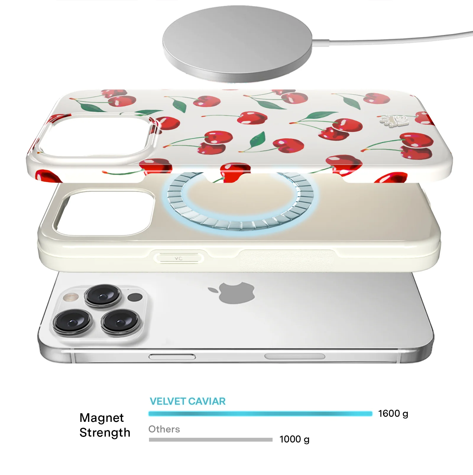 Mon Cheri Cherry iPhone Case - Image 78