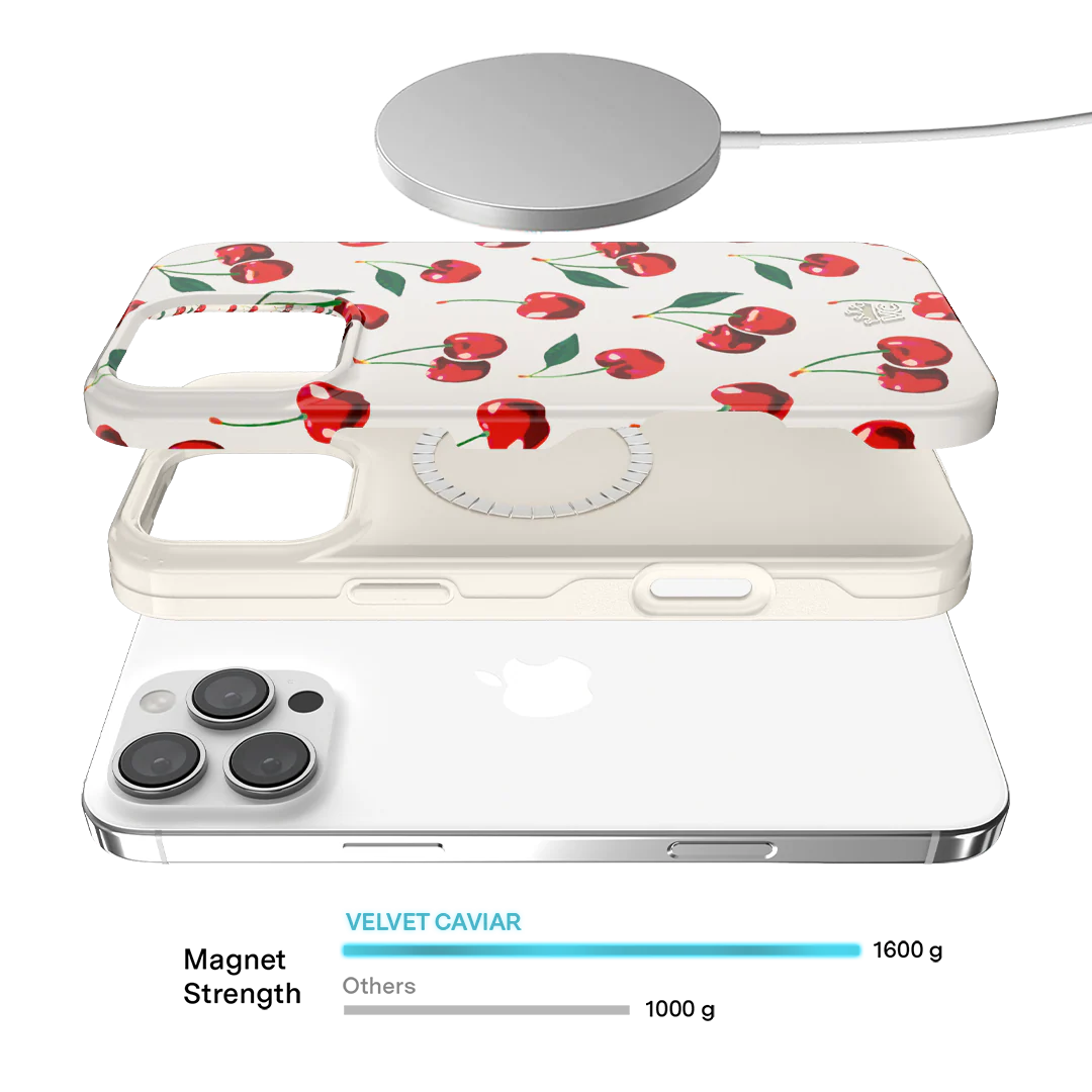Mon Cheri Cherry iPhone Case - Image 93
