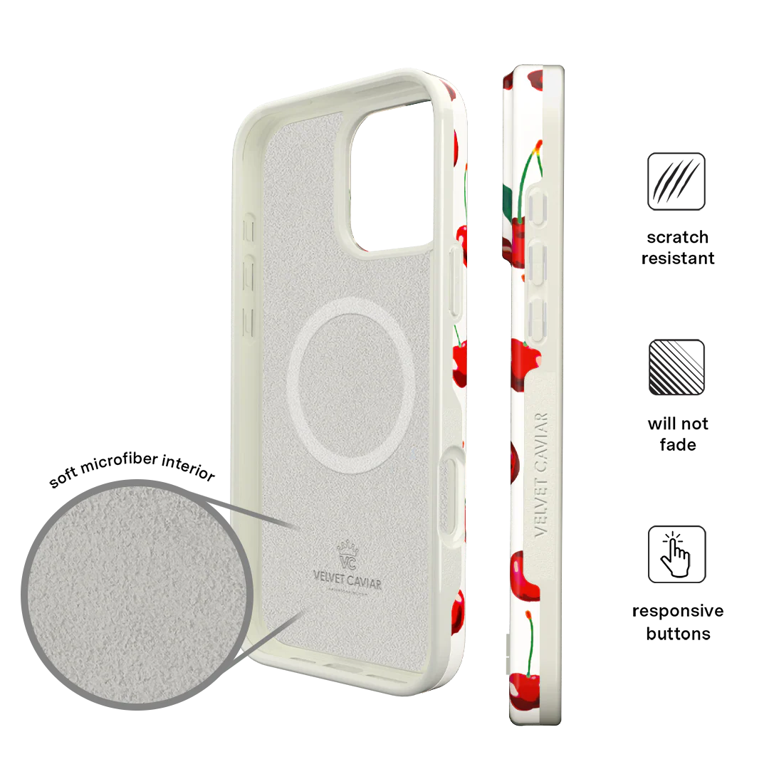 Mon Cheri Cherry iPhone Case - Image 95