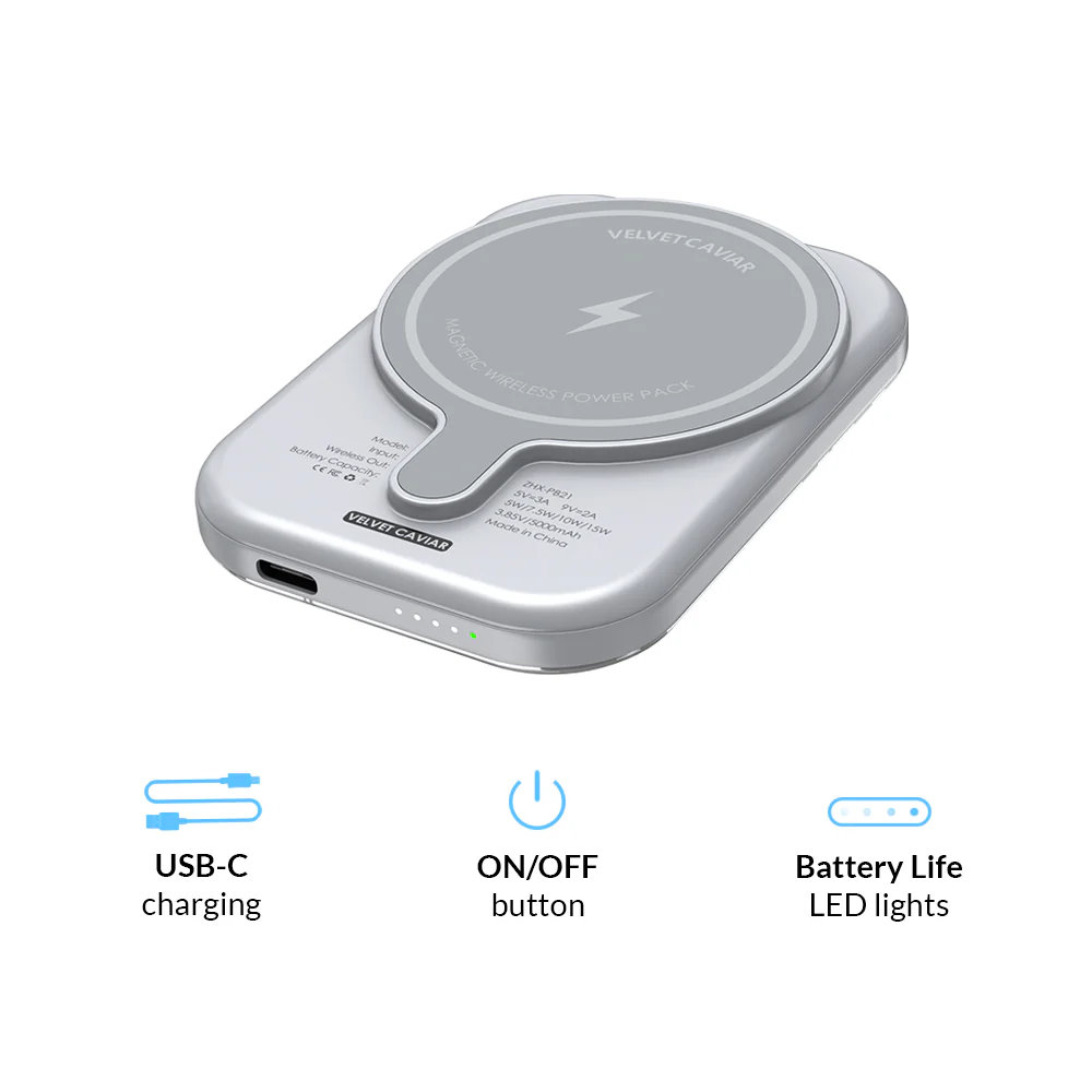 Chrome Leopard MagSafe Battery Power Pack - Image 6