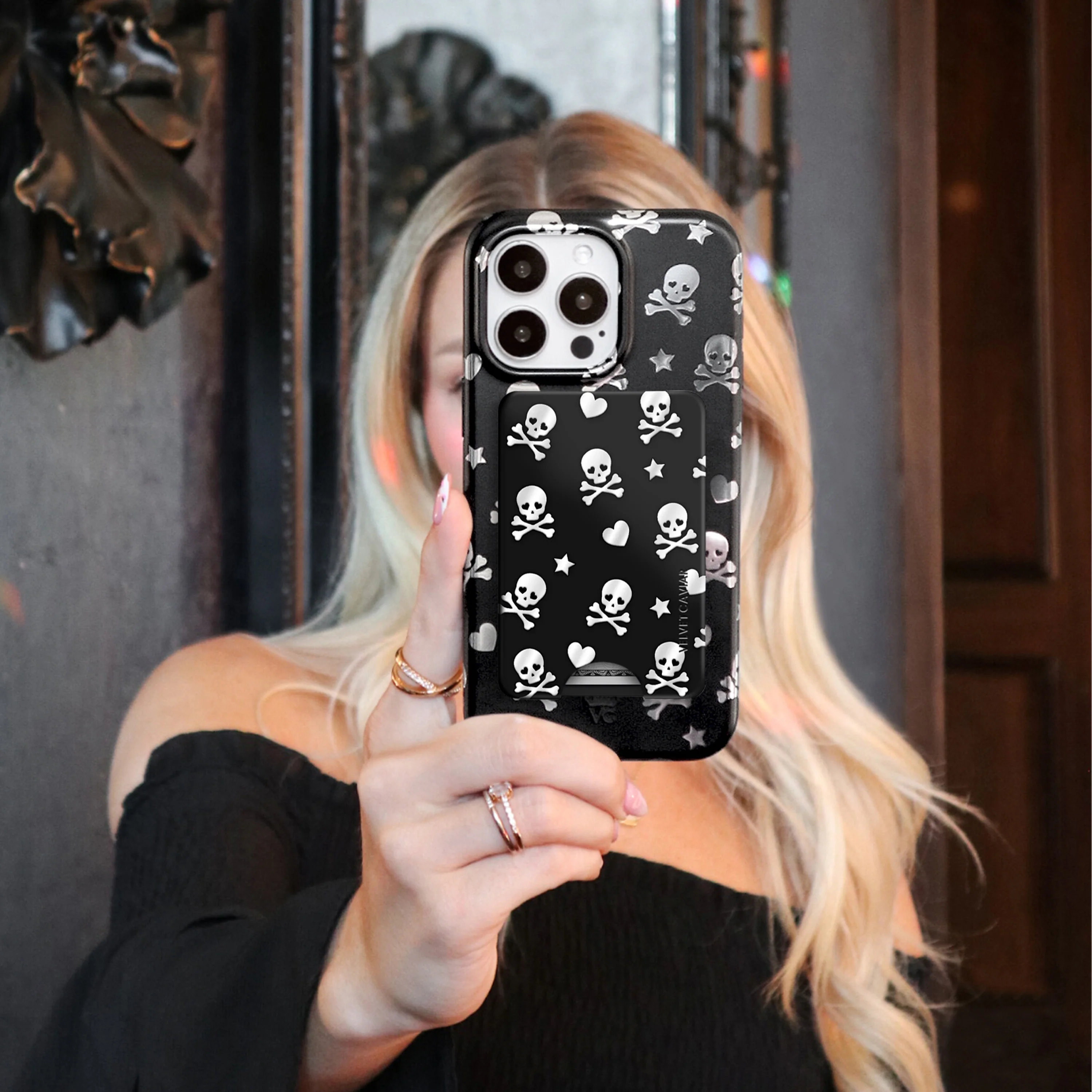 Chrome Skulls MagSafe Wallet - Image 2
