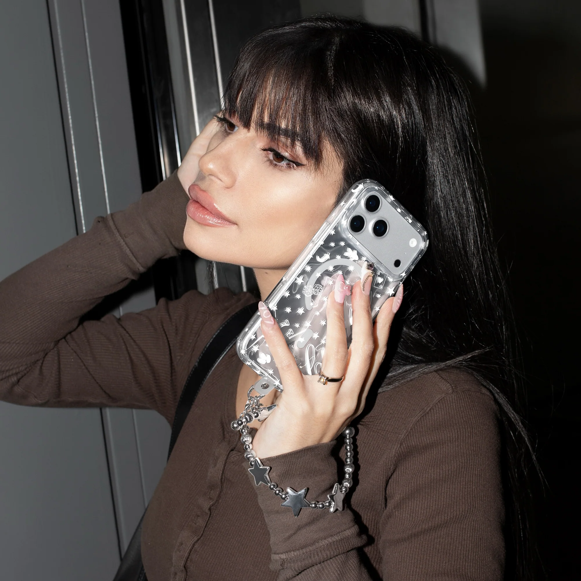 Chrome Stars Phone Charm - Image 2