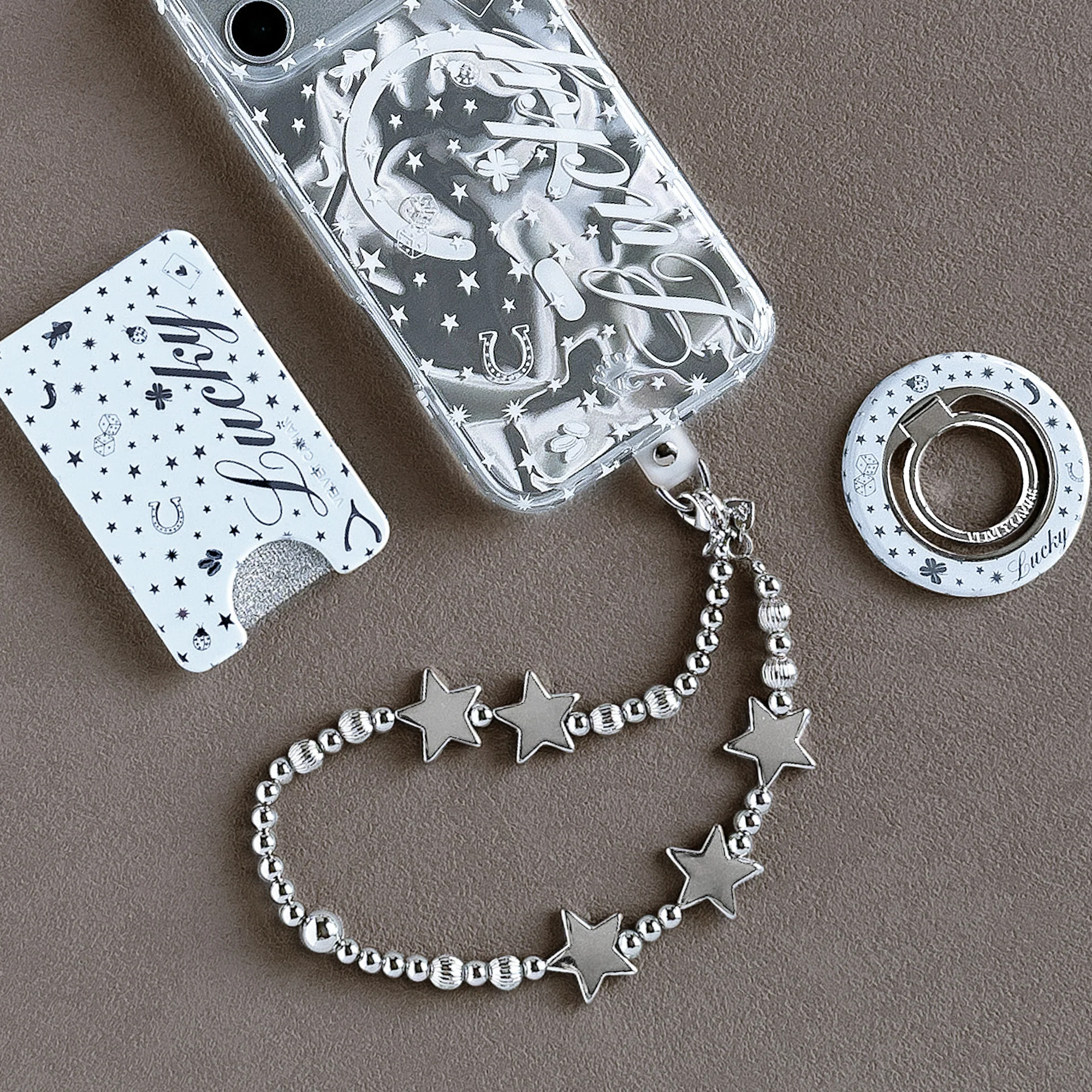 Chrome Stars Phone Charm - Image 5