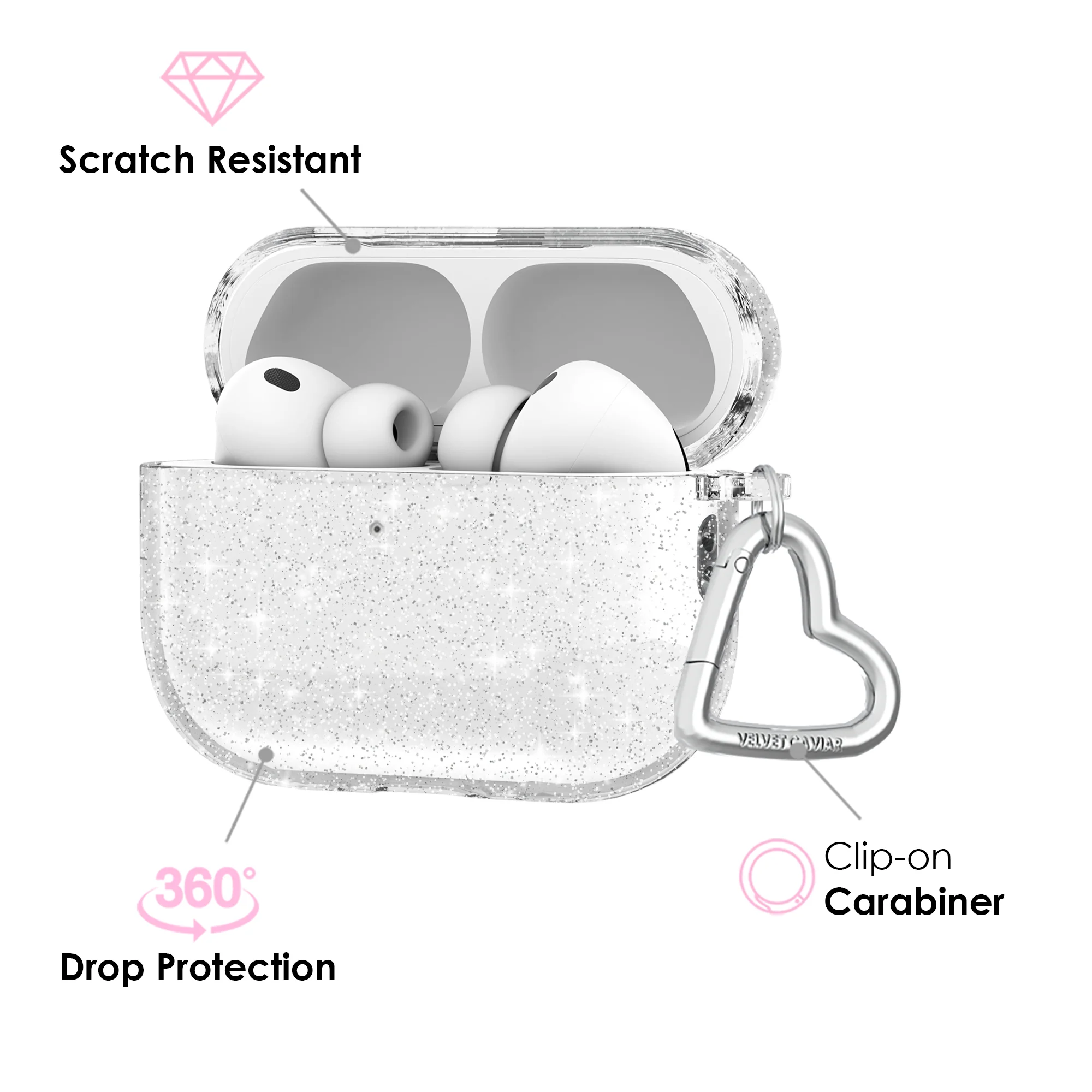 Stardust Glitter AirPod Case - Image 17