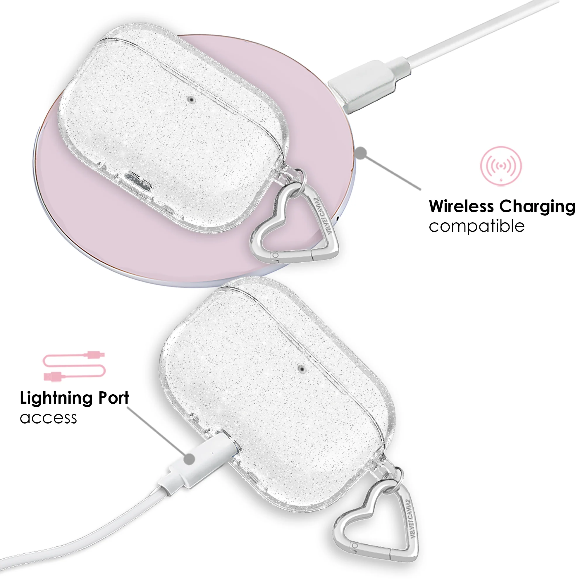 Stardust Glitter AirPod Case - Image 18