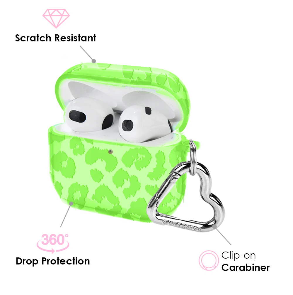 Key Lime Leopard AirPod Case - Image 13