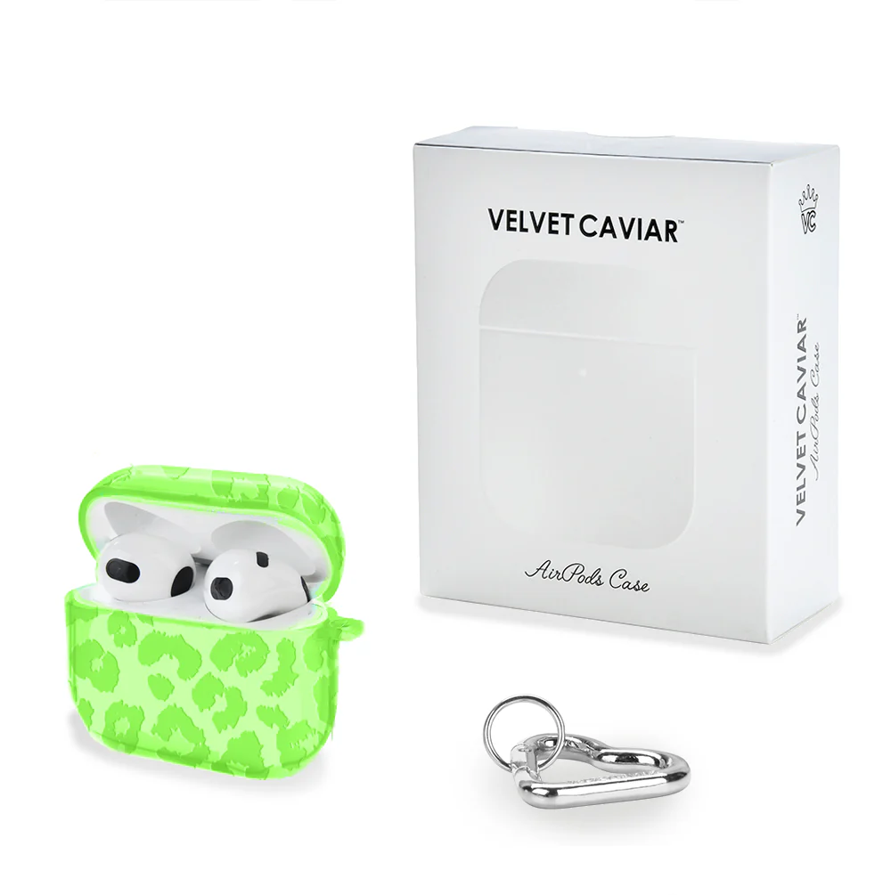 Key Lime Leopard AirPod Case - Image 15