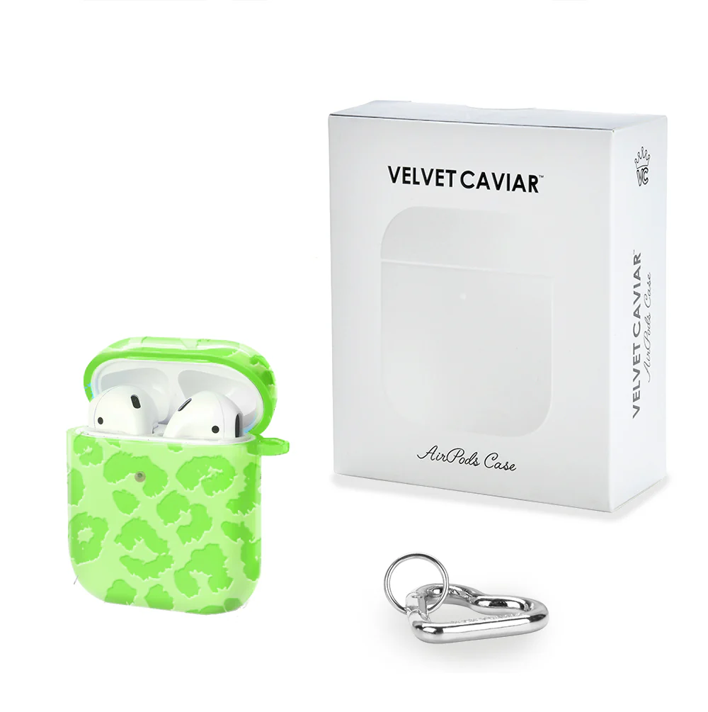 Key Lime Leopard AirPod Case - Image 5