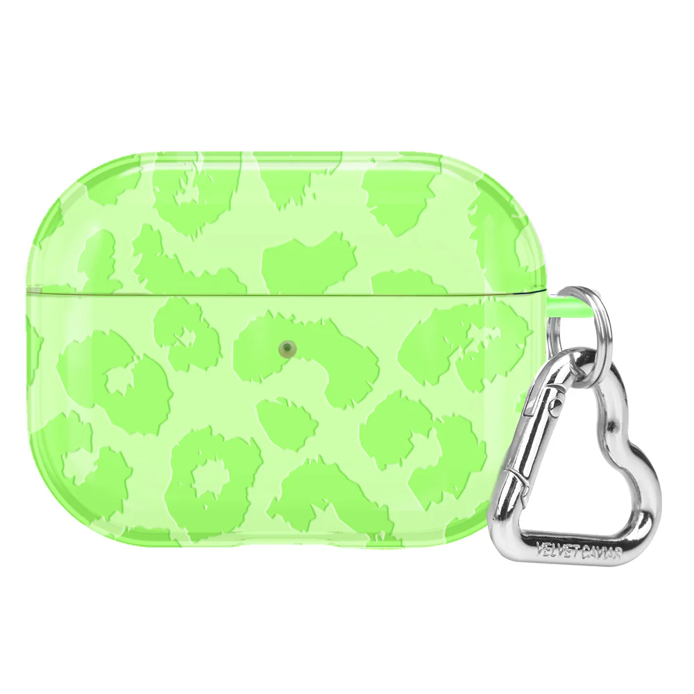 Key Lime Leopard AirPod Case - Image 6