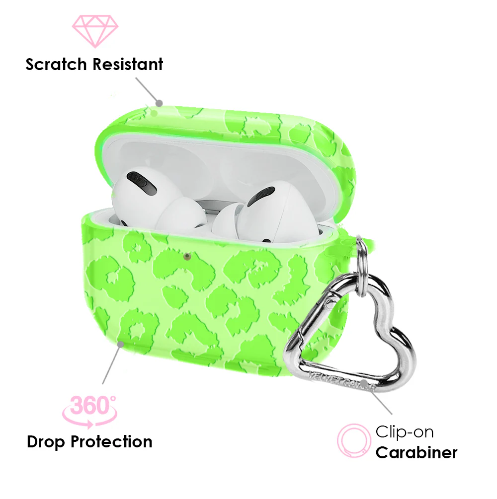 Key Lime Leopard AirPod Case - Image 8