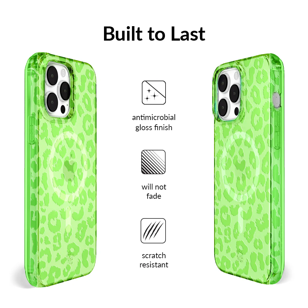 Key Lime Leopard iPhone Case - Image 11