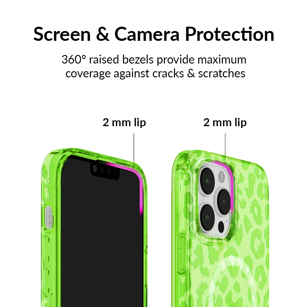 Key Lime Leopard iPhone Case - Image 9