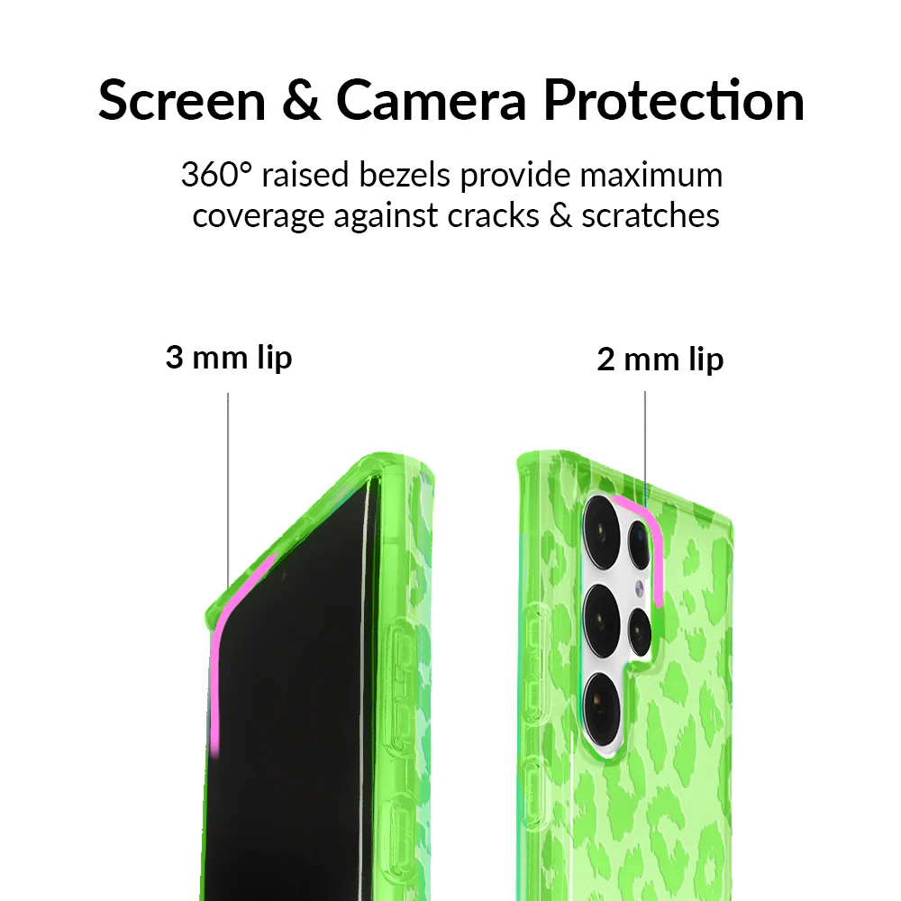 Key Lime Leopard Samsung Case - Image 13