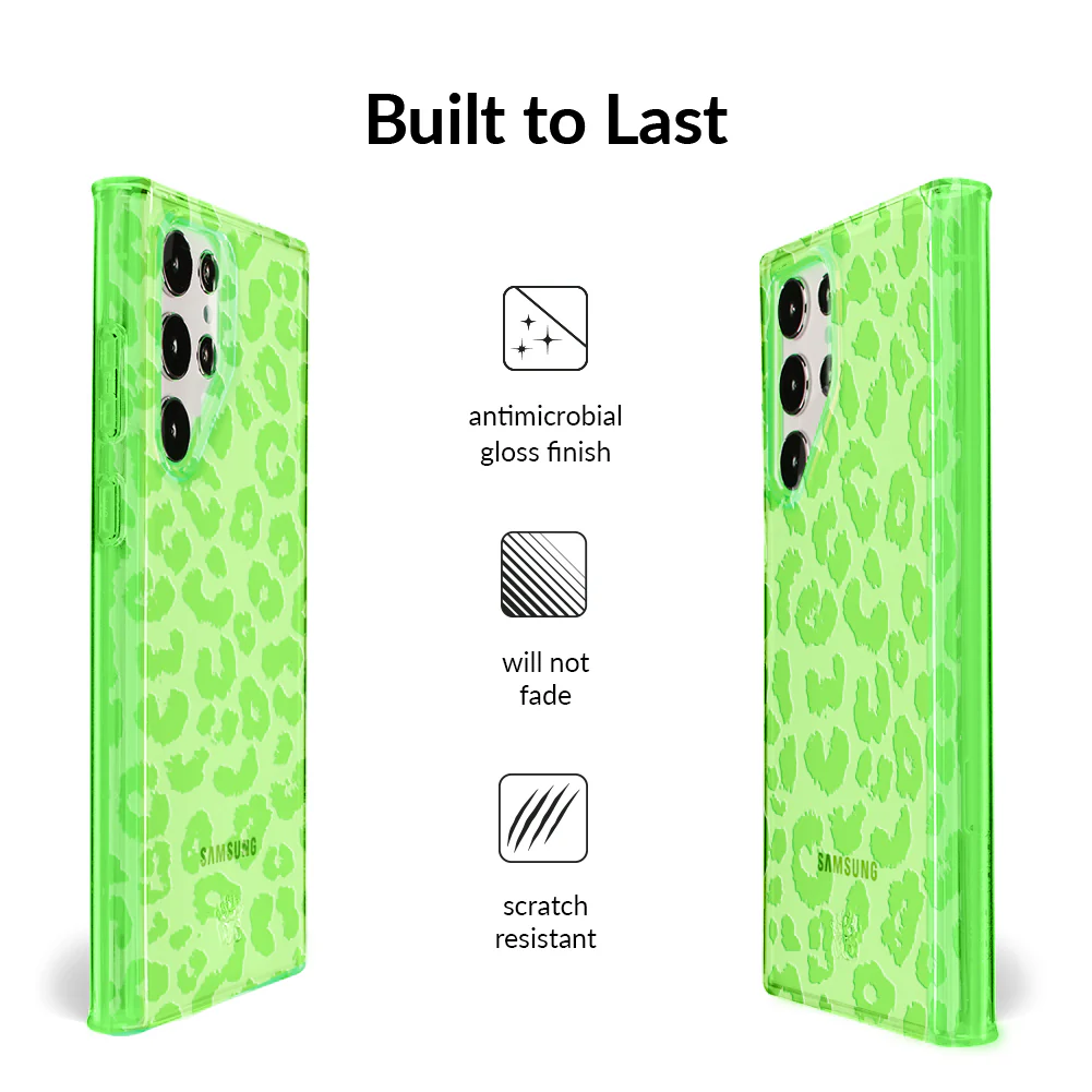 Key Lime Leopard Samsung Case - Image 30