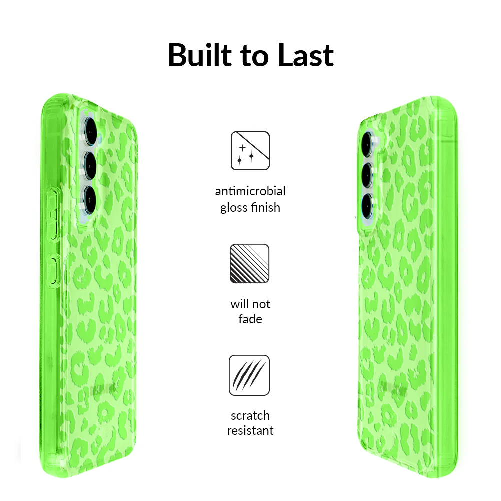 Key Lime Leopard Samsung Case - Image 35