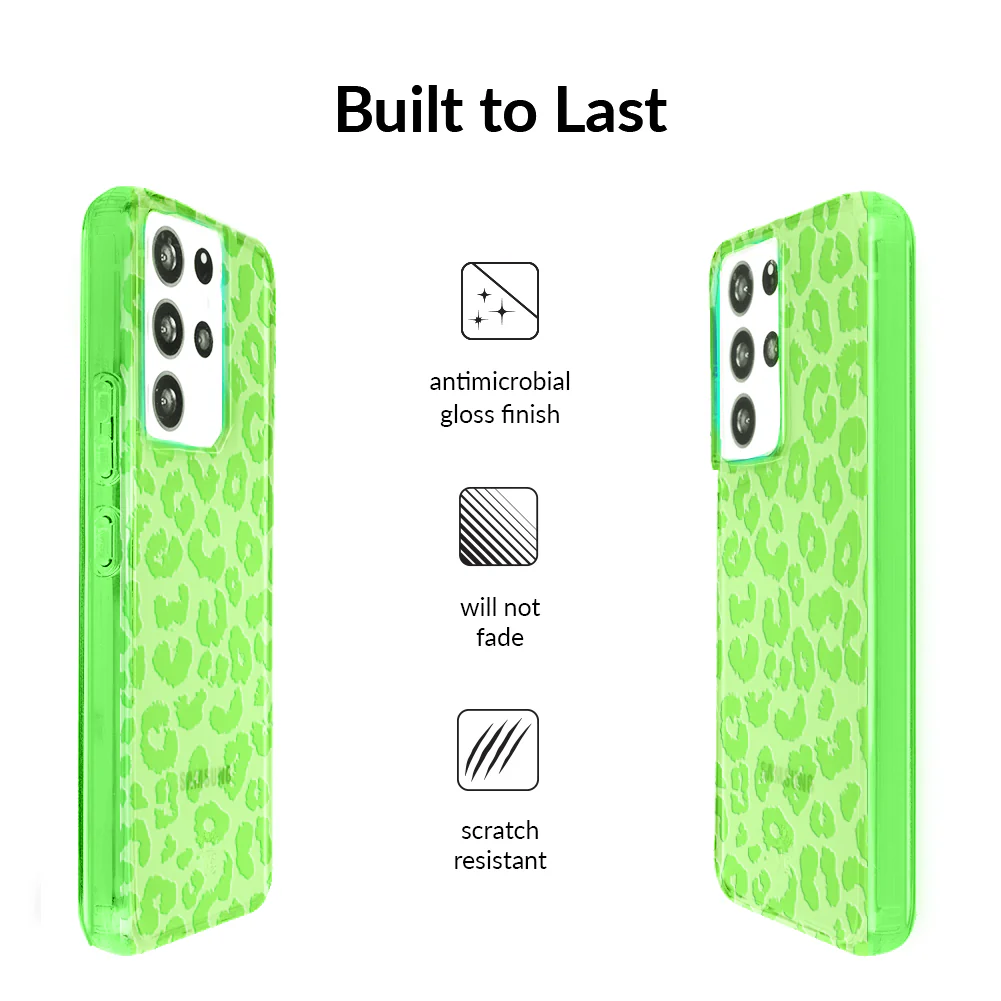 Key Lime Leopard Samsung Case - Image 44