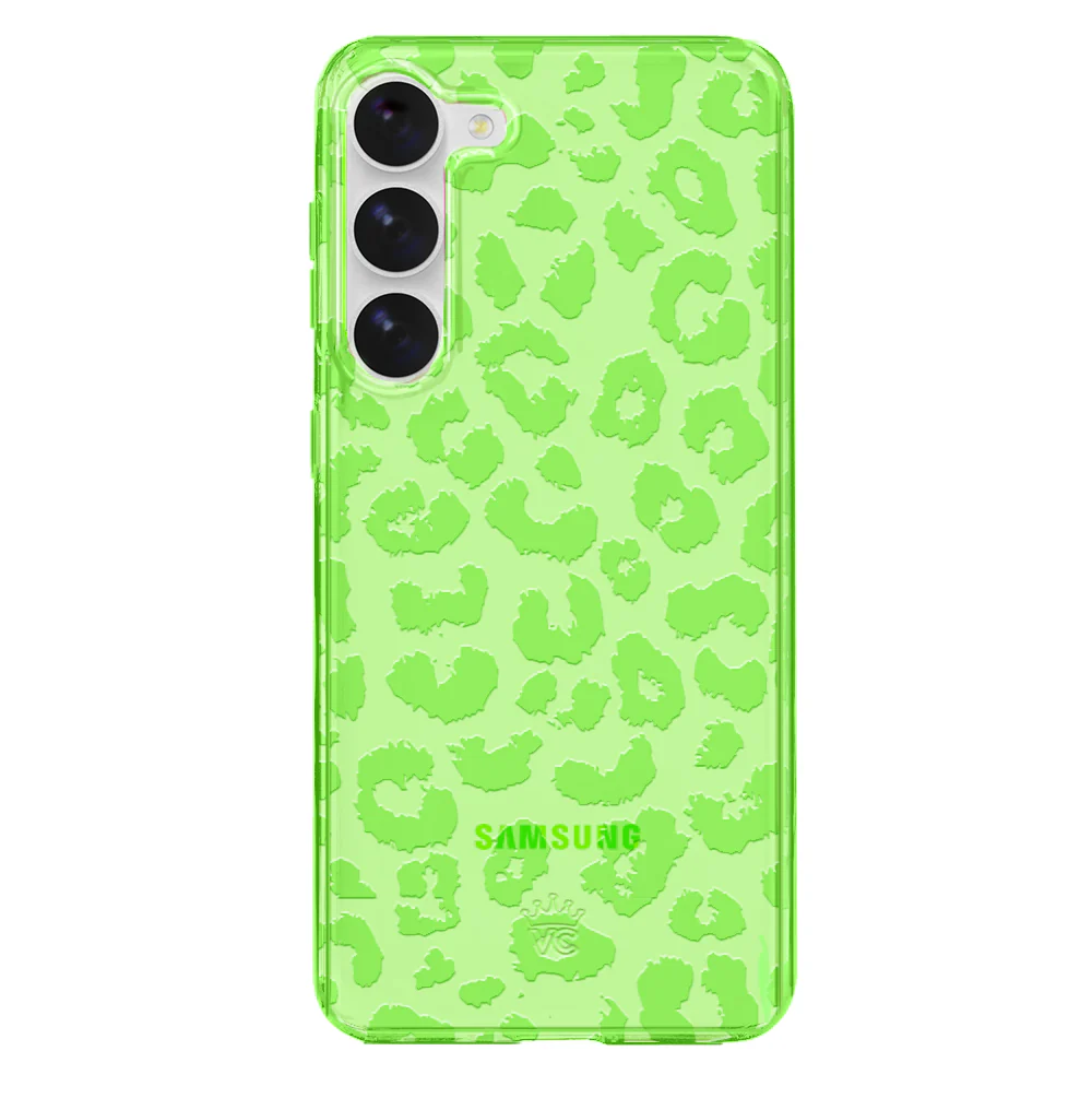 Key Lime Leopard Samsung Case - Image 6
