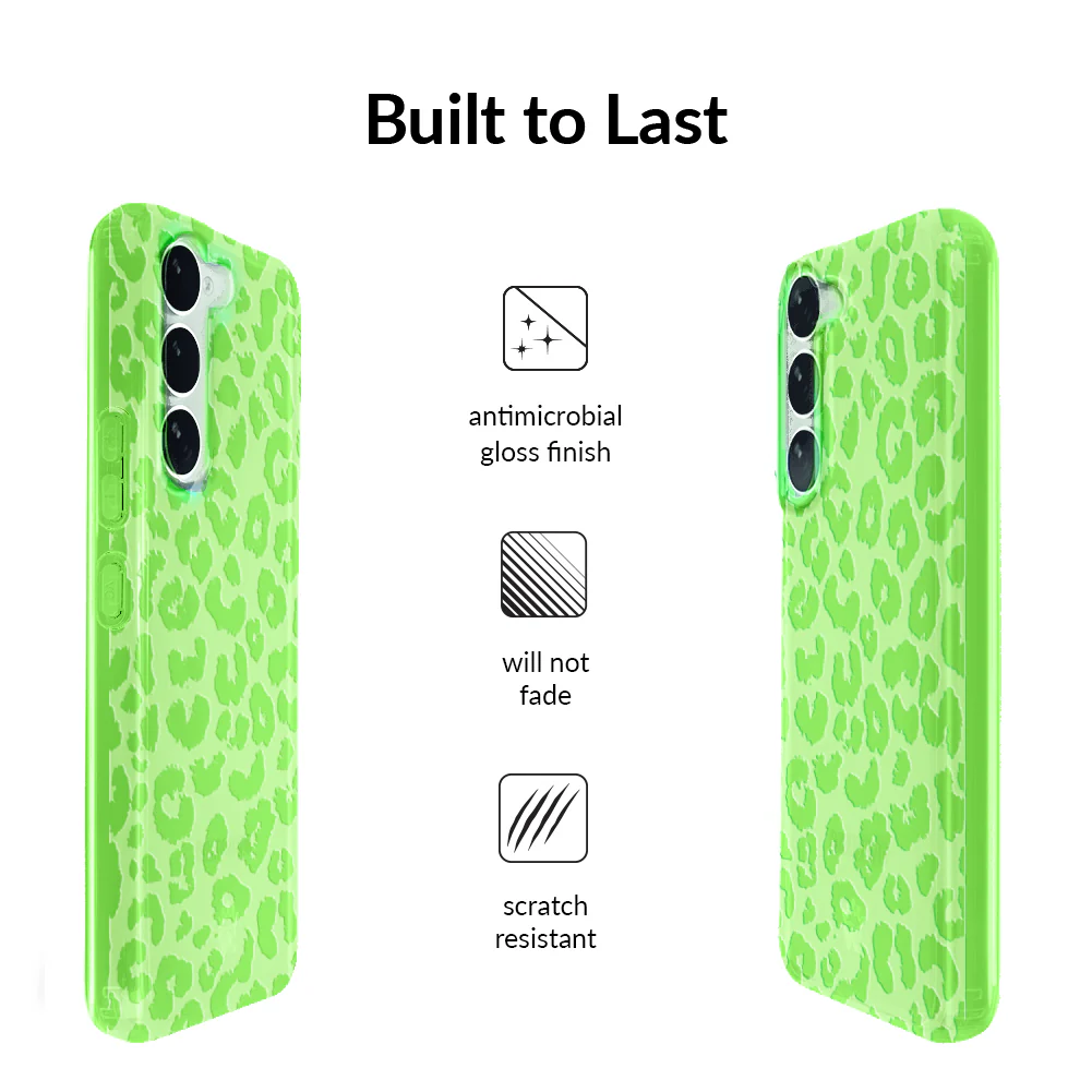 Key Lime Leopard Samsung Case - Image 9