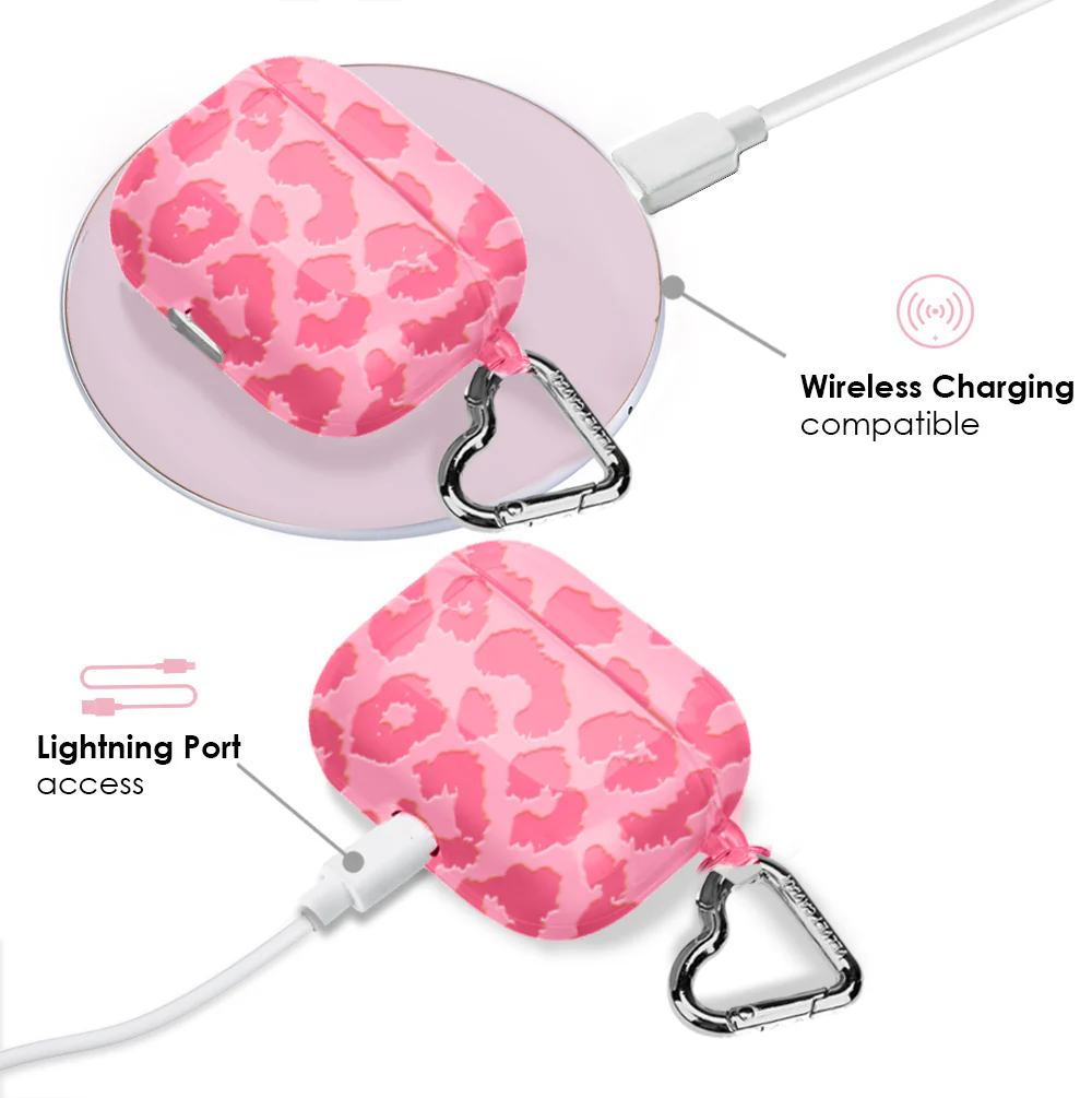Candy Pink Leopard AirPod Case - Image 14
