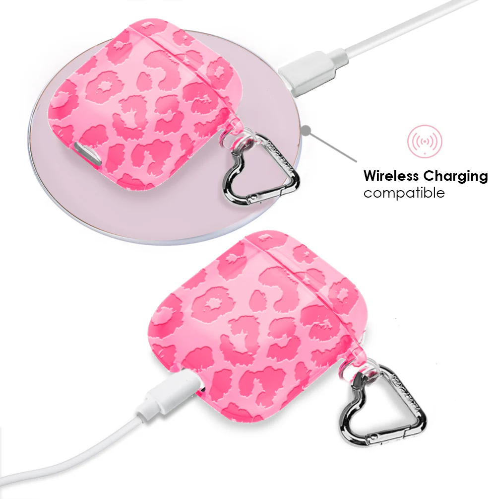 Candy Pink Leopard AirPod Case - Image 4
