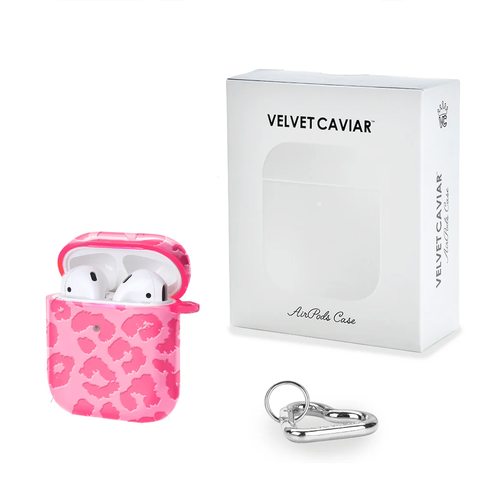 Candy Pink Leopard AirPod Case - Image 5
