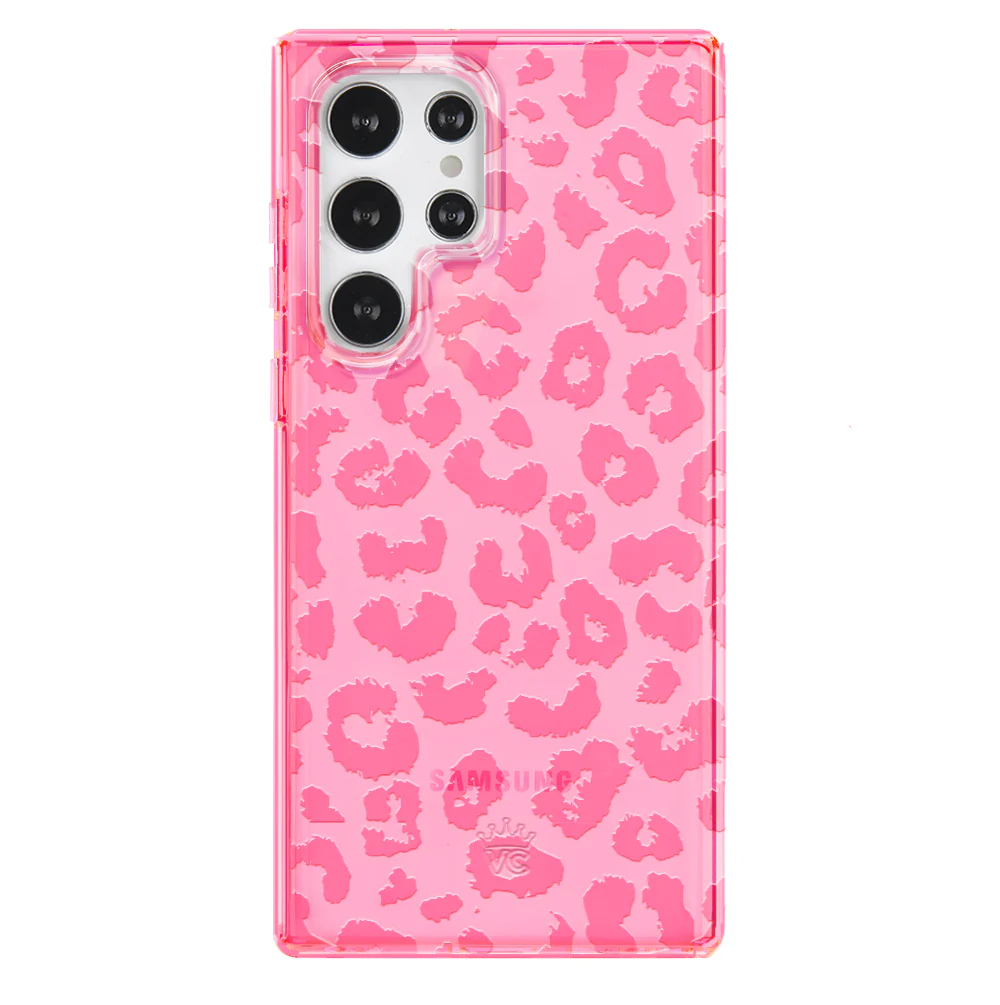 Candy Pink Leopard Samsung Case - Image 11