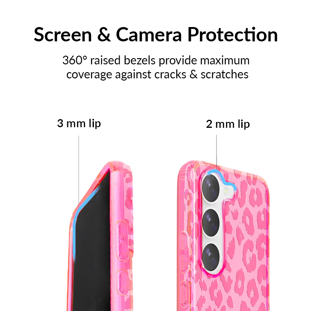 Candy Pink Leopard Samsung Case - Image 2