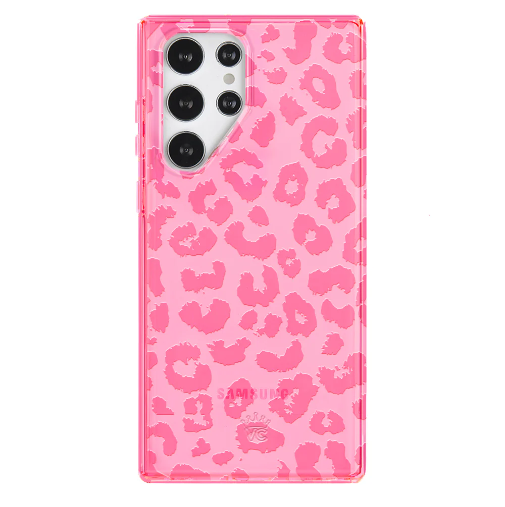 Candy Pink Leopard Samsung Case - Image 26