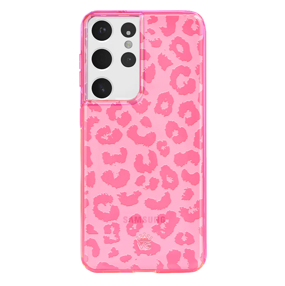 Candy Pink Leopard Samsung Case - Image 41